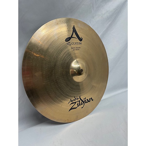 Used Zildjian 16in A Custom Fast Crash Cymbal