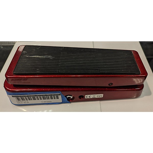 Used Dunlop GCB95 Original Red Sparkle Crybaby Wah Effect Pedal