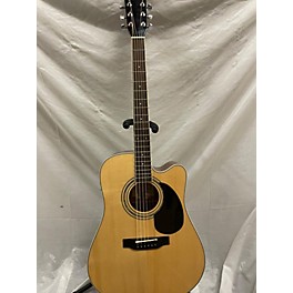 Used Zager Used Zager Zad50ce Natural Acoustic Electric Guitar