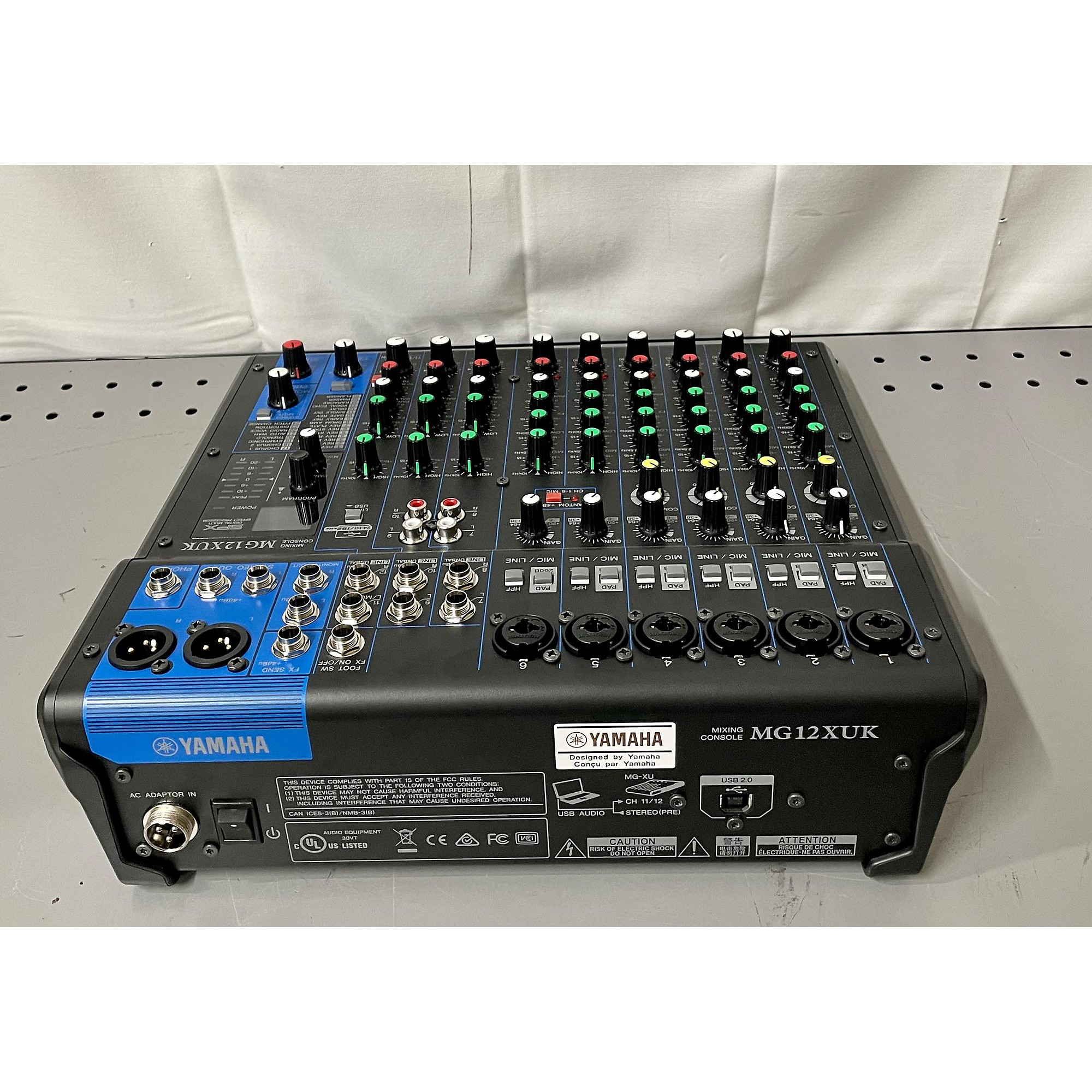 Used Yamaha MG12XU Unpowered Mixer