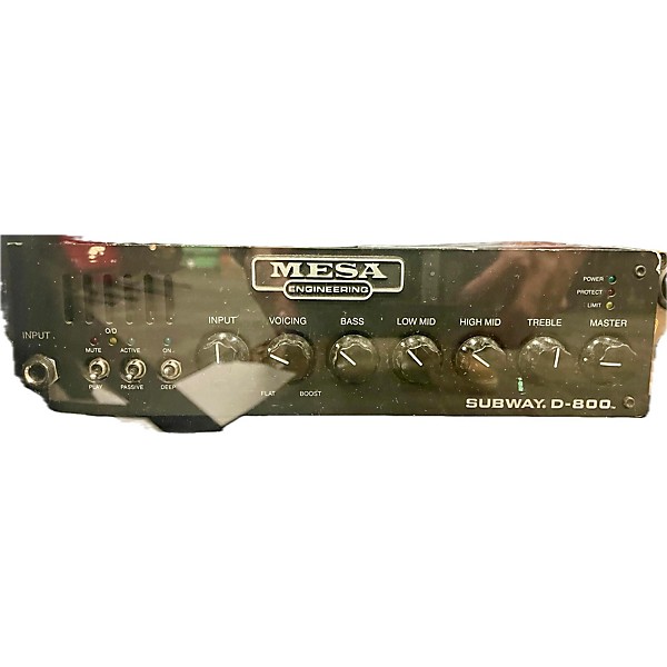 Used MESA/Boogie SUBWAY D800 Bass Amp Head