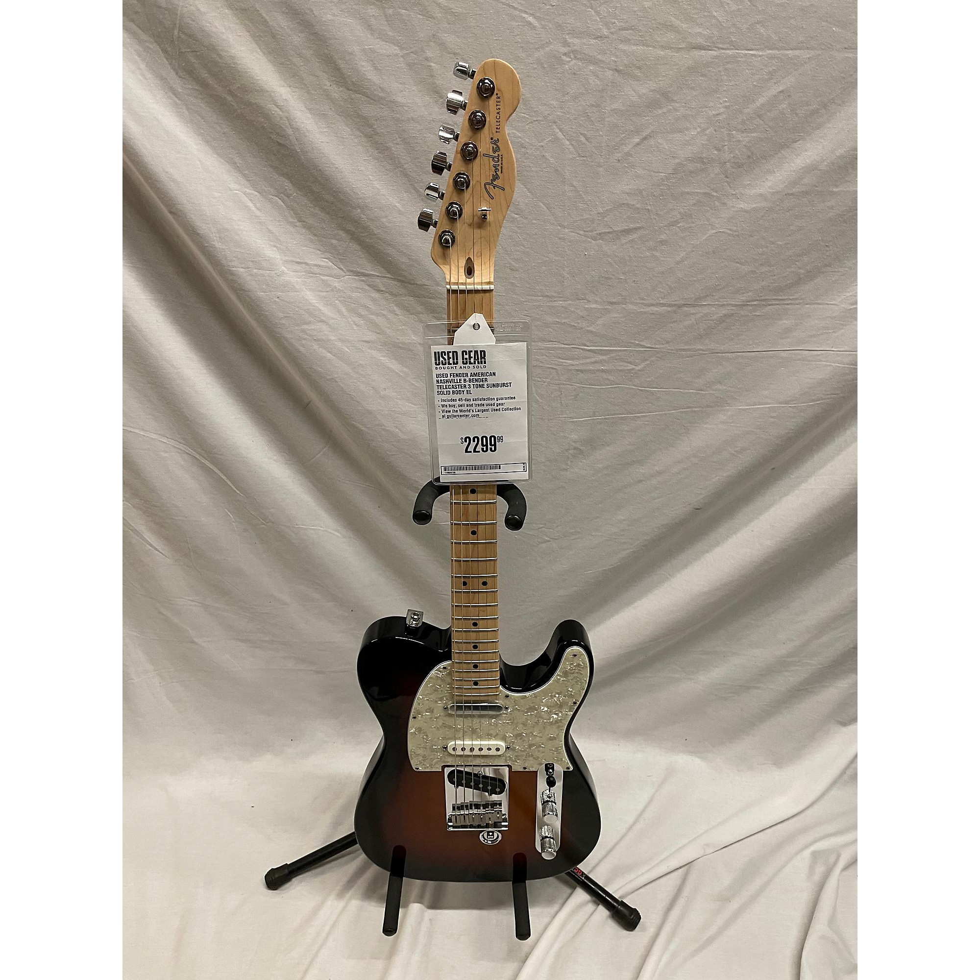 Used Fender American Nashville B Bender Telecaster Solid Body