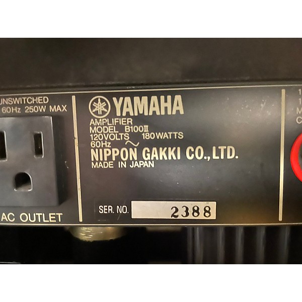 Used Yamaha B100 2 Bass Amp Head