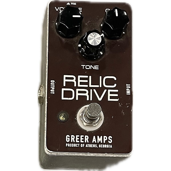 Used Greer Amplification RELIC DRIVE Effect Pedal