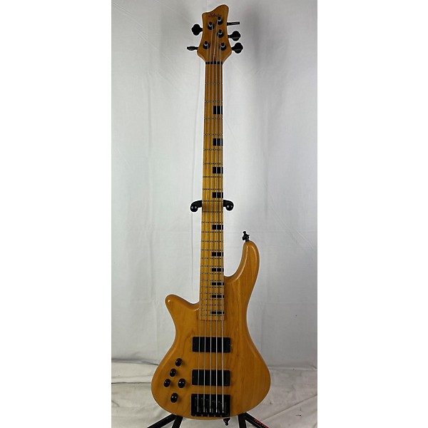 Used Schecter Guitar Research Riot Session 5 Left Handed Electric Bass Guitar