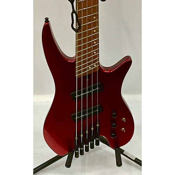 Used Used IYV CUSTOM 5 STRING MODEL Candy Apple Red Electric Bass Guitar