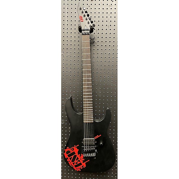 Used ESP LTD M-BLACK METAL Solid Body Electric Guitar