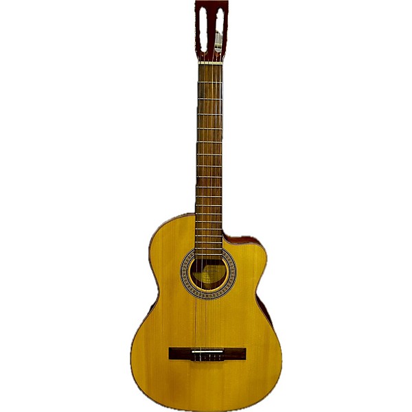 Used Lucero Lc150sce Classical Acoustic Electric Guitar Natural ...