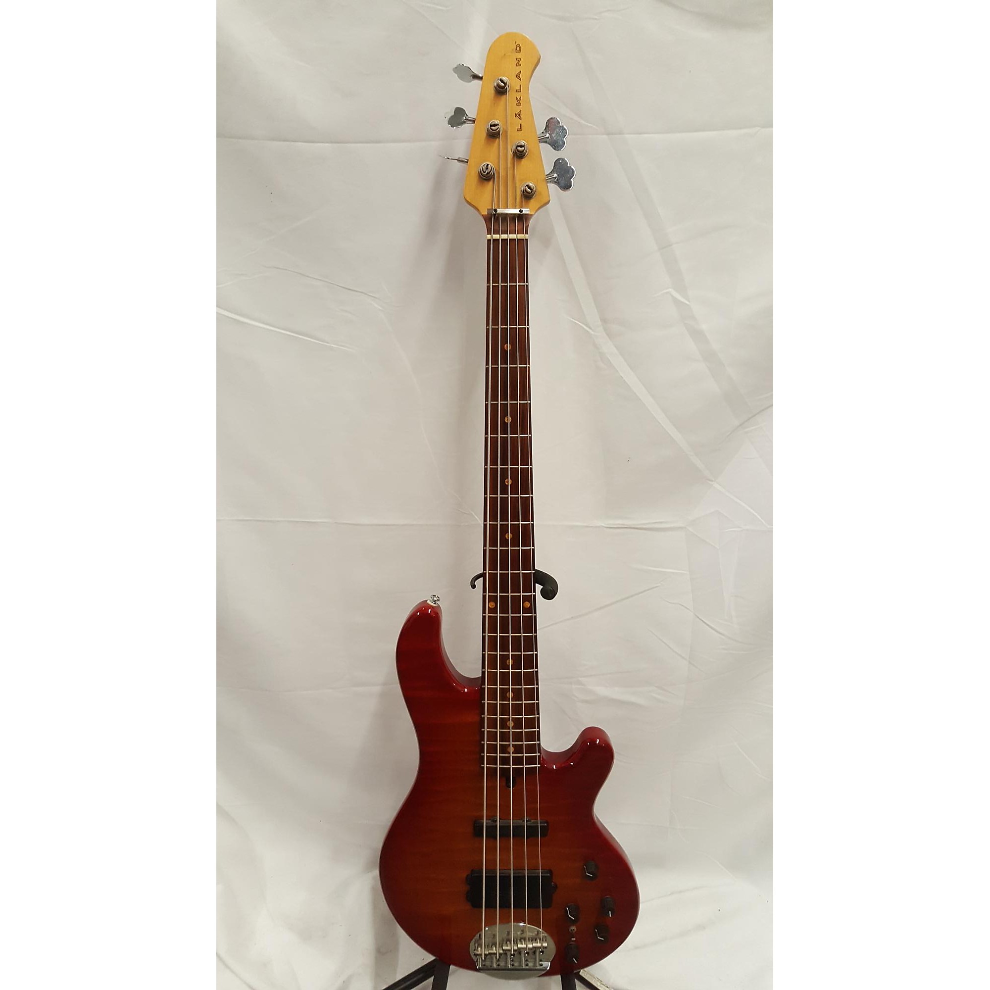 Used Lakland USA Series 55-94 Deluxe 5 String Electric Bass Guitar 