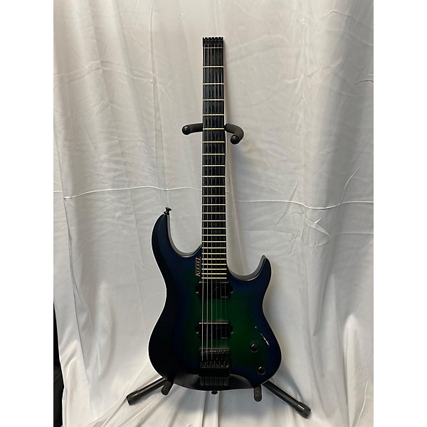 Used Kiesel Osiris 6 Green/Blue Burst Solid Body Electric Guitar