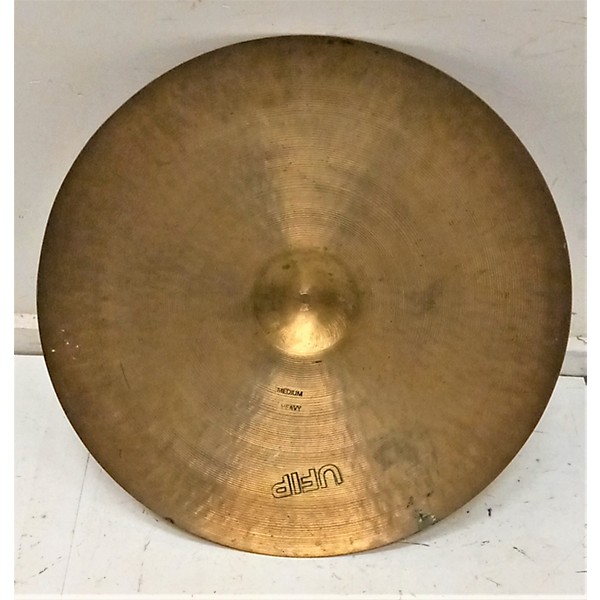 Used UFIP 1970s 22in Ride Cymbal Cymbal