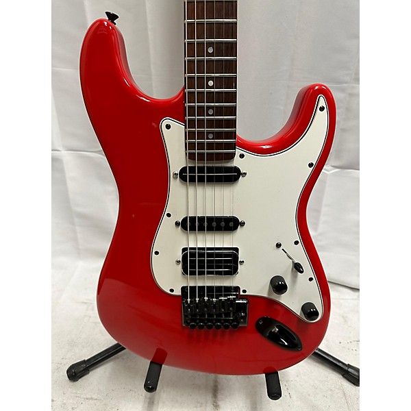 Used Schecter Guitar Research Used Schecter Guitar Research S Body HHSS Red Solid Body Electric Guitar