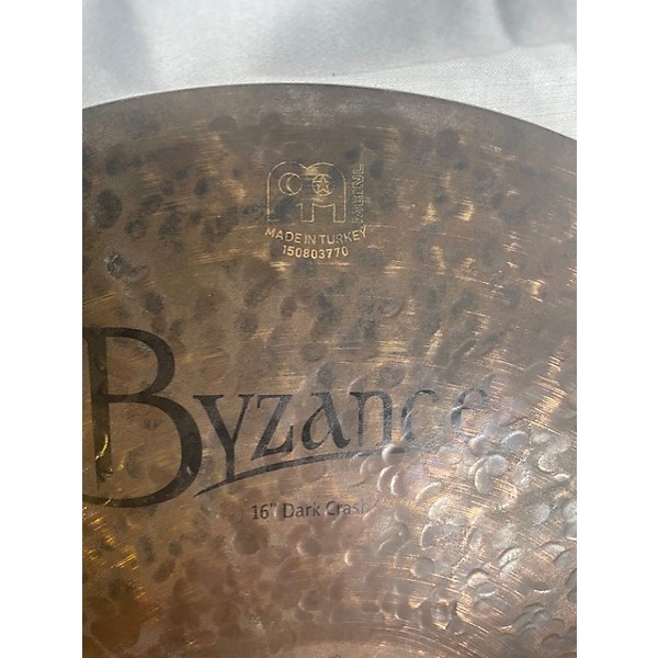 Used MEINL 16in Byzance Dark Crash Cymbal