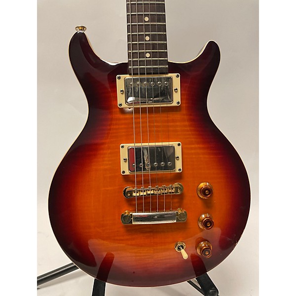 Used Hamer Double Cut Solid Body Electric Guitar Sunburst | Guitar Center