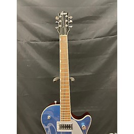 Used Gretsch Guitars Used Gretsch Guitars G5230T Blue Solid Body Electric Guitar