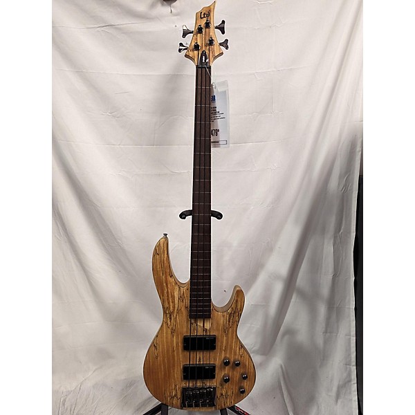 Used ESP LTD B204 Fretless Electric Bass Guitar