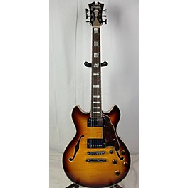 Used D'Angelico Used D'Angelico Premier Series DC 2 Tone Sunburst Hollow Body Electric Guitar