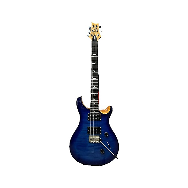 Used PRS Used PRS SE Custom 24 Faded Blue Burst Solid Body Electric Guitar