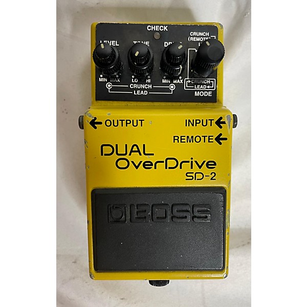 Used BOSS SD2 Dual Overdrive Effect Pedal