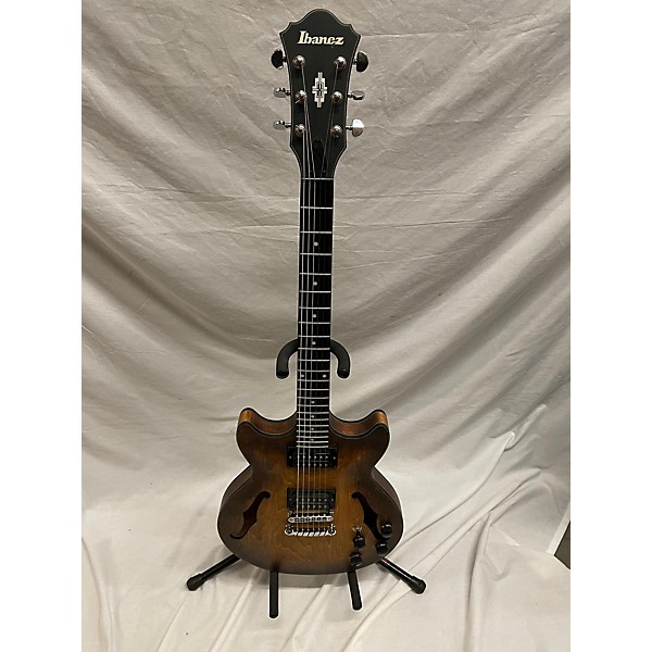 Used Ibanez AM73B Archtop Hollow Body Electric Guitar