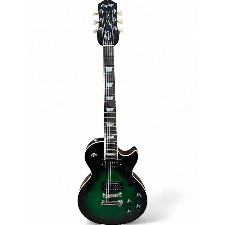 Used Epiphone Slash Signature Les Paul Classic Green Burst