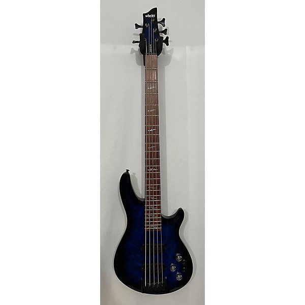 Used Schecter Guitar Research Omen 5 String Electric Bass Guitar