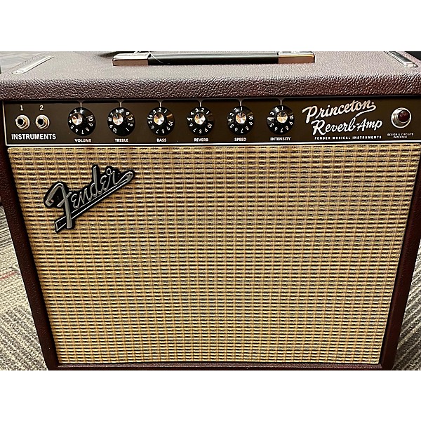 Used Fender Limited Edition 65 Princeton Reverb 12w 1x12 Jensen P12q Tube Guitar Combo Amp