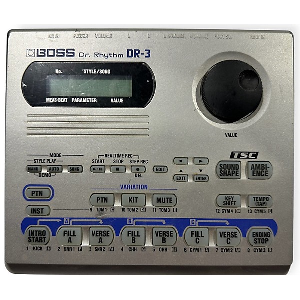 Used BOSS DR3 Dr Rhythm Drum Machine
