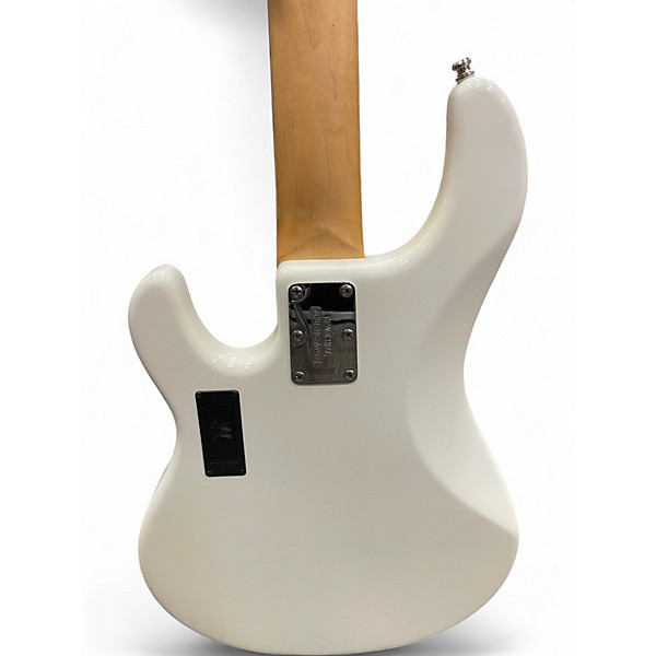 Used Ernie Ball Music Man Standard StingRay 5H Olympic White Electric Bass Guitar