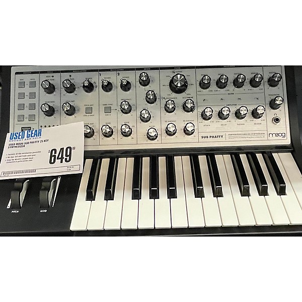 Used Moog Sub Phatty 25 Key Synthesizer | Guitar Center