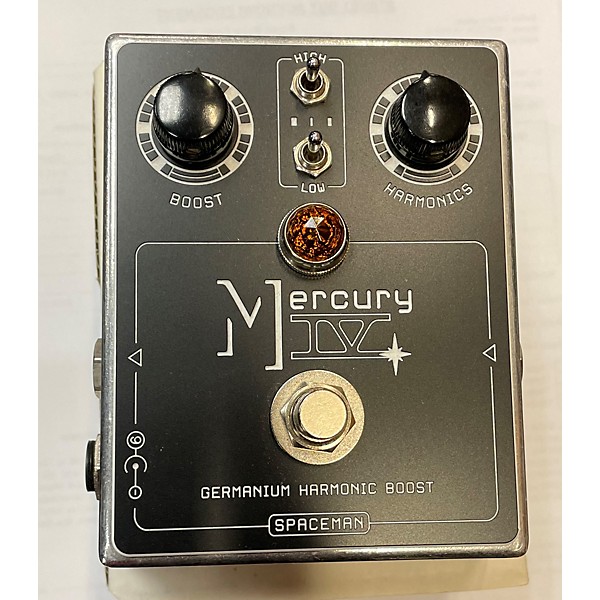 Used Spaceman Effects Mercury IV Germanium Harmonic Boost Effect Pedal