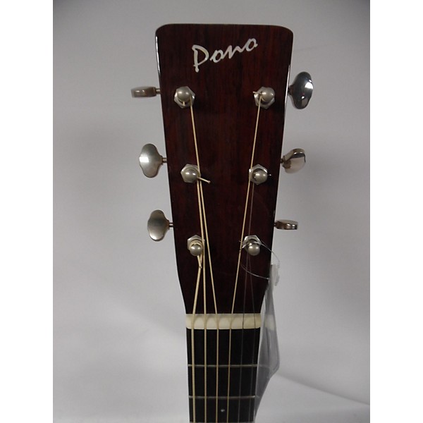 Used Used Pono C10DC Natural Acoustic Electric Guitar