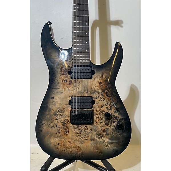 Used Schecter Guitar Research Used Schecter Guitar Research Diamond Series CR-6 Poplar Burl Solid Body Electric Guitar