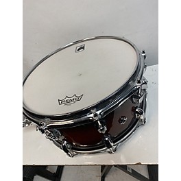 Used Mapex Used  Mapex Black Panther Solidus Snare Drum Red Black Burst