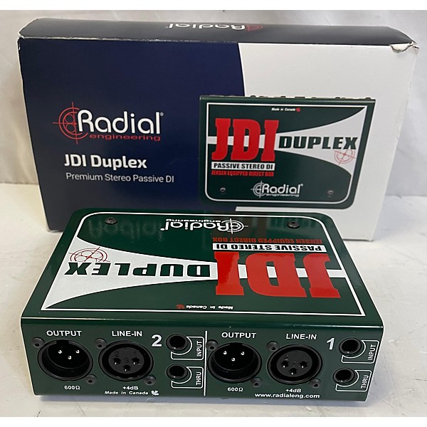 Used Radial Engineering JDI Duplex Audio Converter