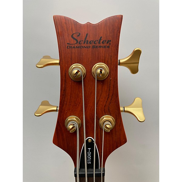 Used Schecter Guitar Research Stiletto Studio 4 String Electric Bass Guitar