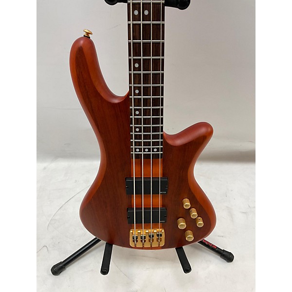 Used Schecter Guitar Research Stiletto Studio 4 String Electric Bass Guitar