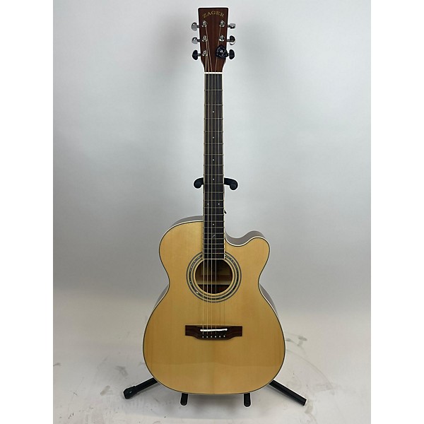 Used Zager ZAD500 MCE Solid Body Electric Guitar Natural Guitar Center