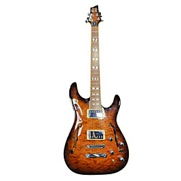 Used Schecter Guitar Research Used Schecter Guitar Research C1 E/A Brown Sunburst Hollow Body Electric Guitar