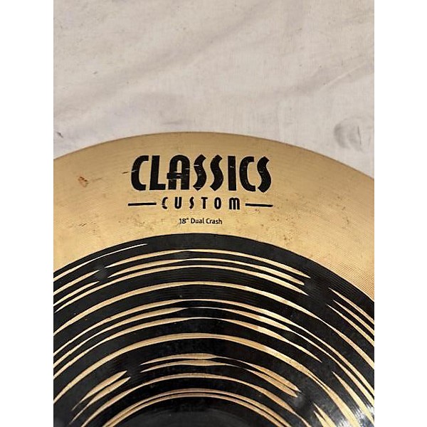 Used MEINL 18in Classic Custom Dual Crash Cymbal