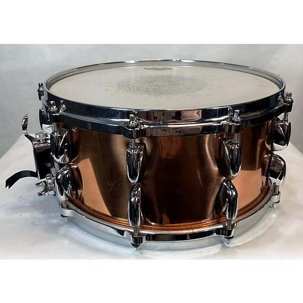Used Gretsch Drums 14in COPPER SHELL SQUARE BADGE SNARE Drum