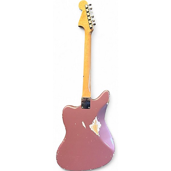 Vintage 1964 Fender Jaguar Burgundy Mist Solid Body Electric Guitar