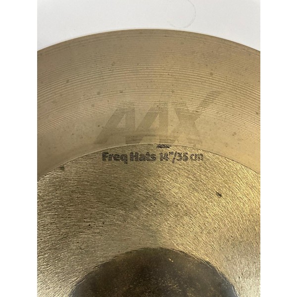 Used SABIAN 14in AAX FREQ HATS Cymbal