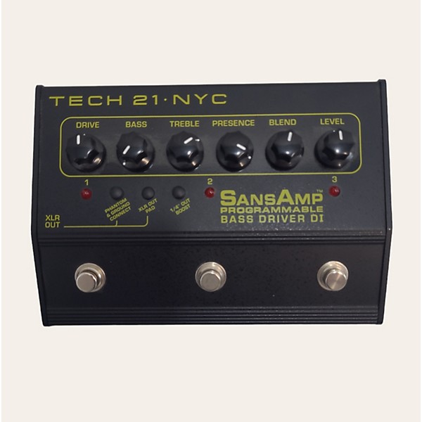 Used Tech 21 Sansamp Programmable Bass Driver Direct Box