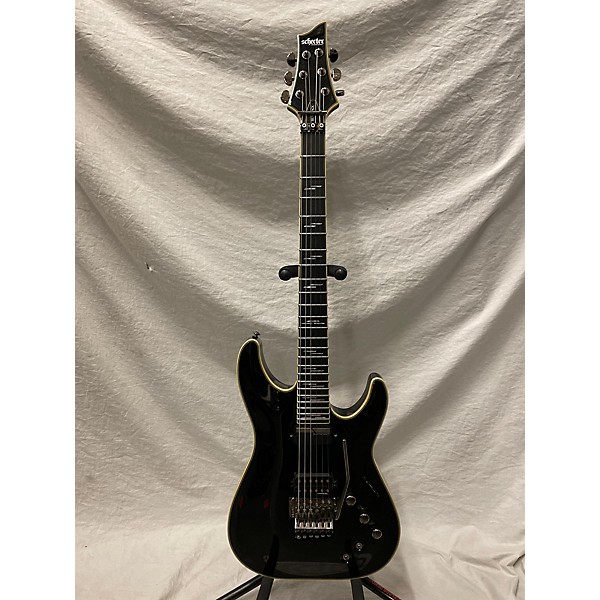 Used Schecter Guitar Research Used Schecter Guitar Research C-1 FR-S Blackjack Black Solid Body Electric Guitar