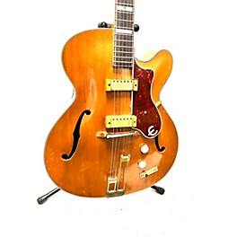 Vintage Epiphone Vintage 1950 Epiphone Zephyr Deluxe Reagent Natural Hollow Body Electric Guitar