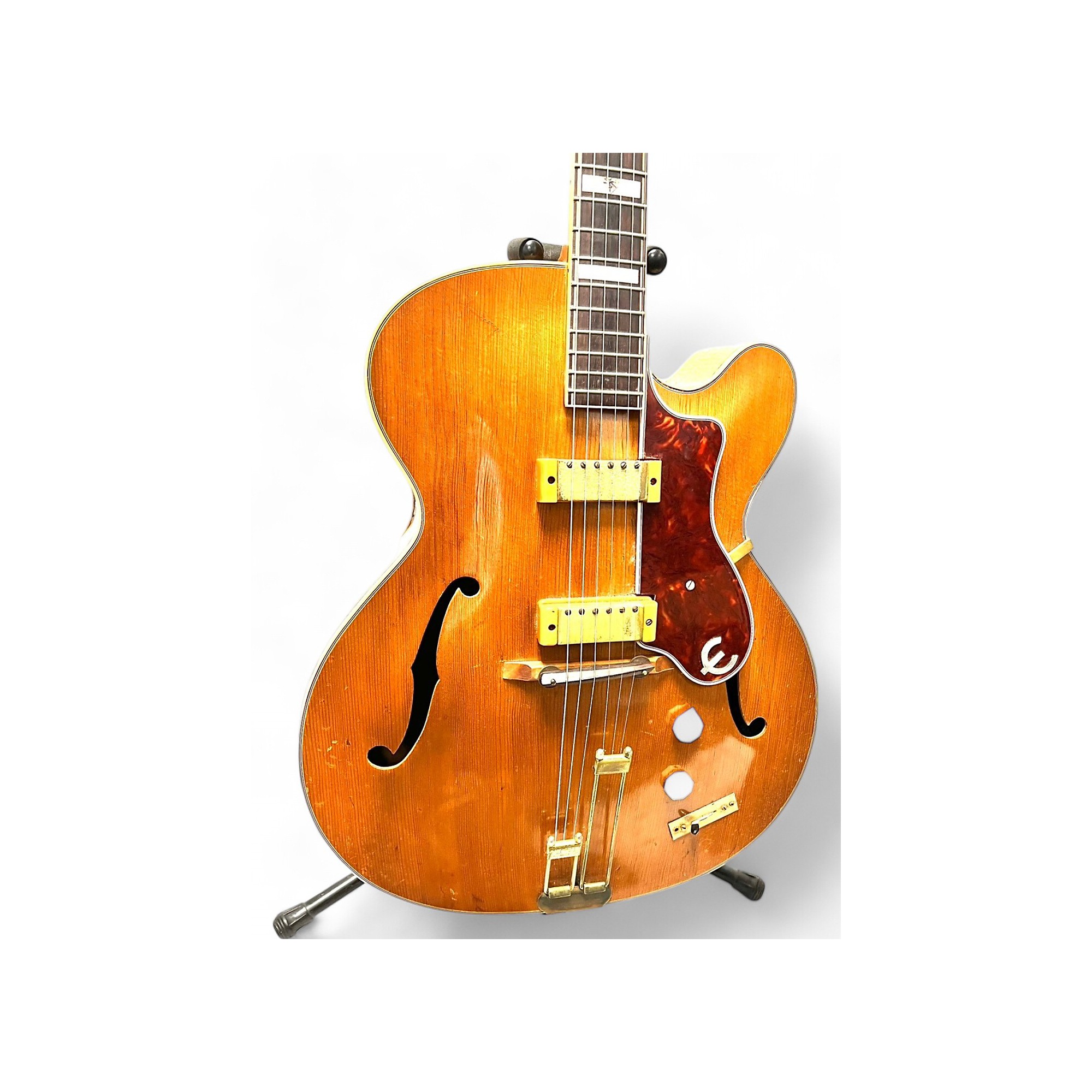 Vintage 1950 Epiphone Zephyr Deluxe Reagent Natural Hollow Body