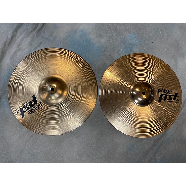 Used Paiste 14in PST5 Hi Hat Pair Cymbal