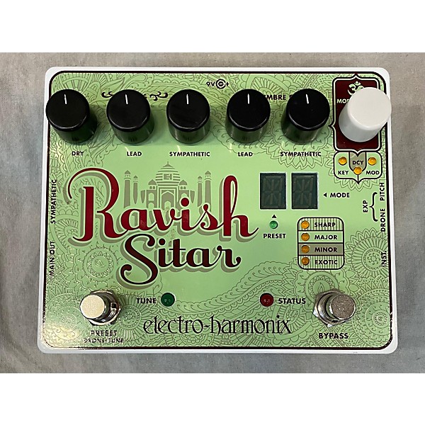 Used ElectroHarmonix Ravish Sitar Effect Pedal Guitar Center