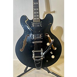 Used Eastwood Used Eastwood Joey Leone Superfast Signature Black Hollow Body Electric Guitar